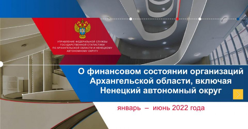 О финансовом состоянии организаций Архангельской области за январь-июнь 2022 года